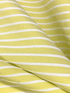 Soft Yellow/White Rayon/Nylon/Spandex Raised Horizontal Stripe Stretch Bengaline Suiting - NY Designer - 58W