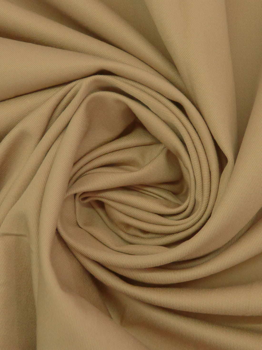 Pale Brown 100% Cotton Fine Twill 44W