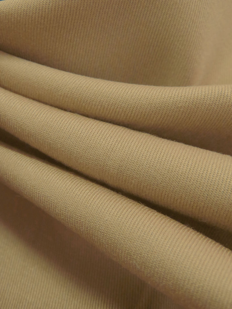 Pale Brown 100% Cotton Fine Twill 44W