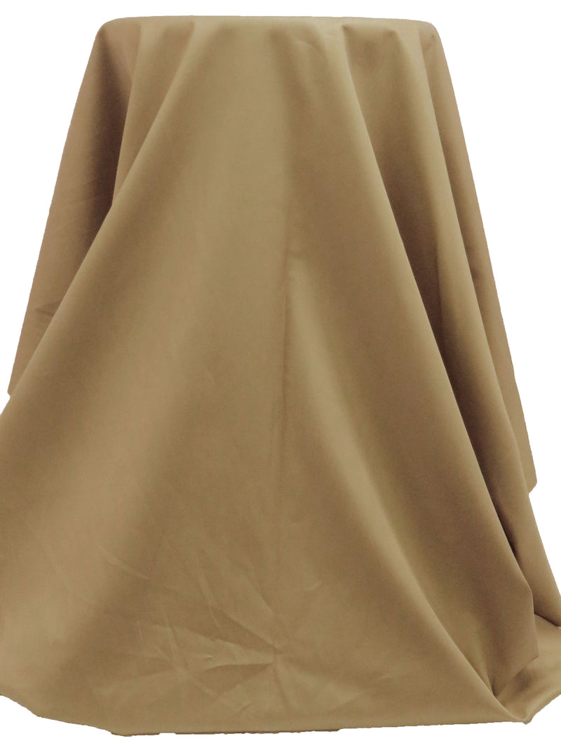 Pale Brown 100% Cotton Fine Twill 44W
