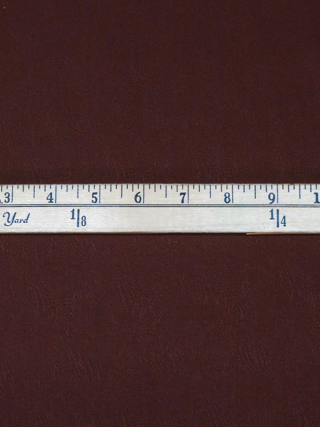 Muted Midnight Scarlet Cotton/Wool Novelty Weave Flannel Suiting - NY Designer - 59W