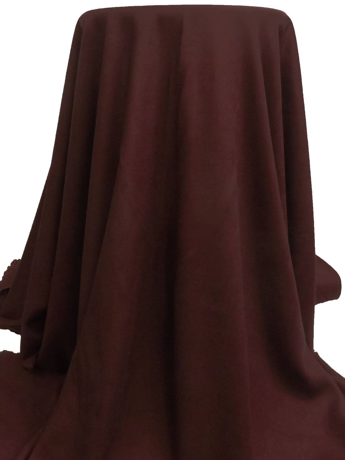 Muted Midnight Scarlet Cotton/Wool Novelty Weave Flannel Suiting - NY Designer - 59W