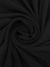 Pitch Black 100% Polyester Animal Weave Jacquard Midweight Woven - NY Designer - 54W