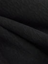 Pitch Black 100% Polyester Animal Weave Jacquard Midweight Woven - NY Designer - 54W