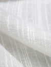 Antique White 100% Rayon Vertical Woven Stripe Gauze - NY Designer - 56W