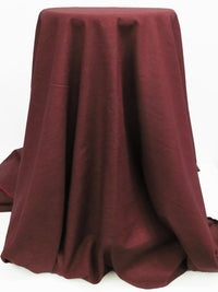 Crimson/Black/Dark Iron Gray 100% Cotton Heathered Novelty Weave Shirting - Imported From Japan - 46W