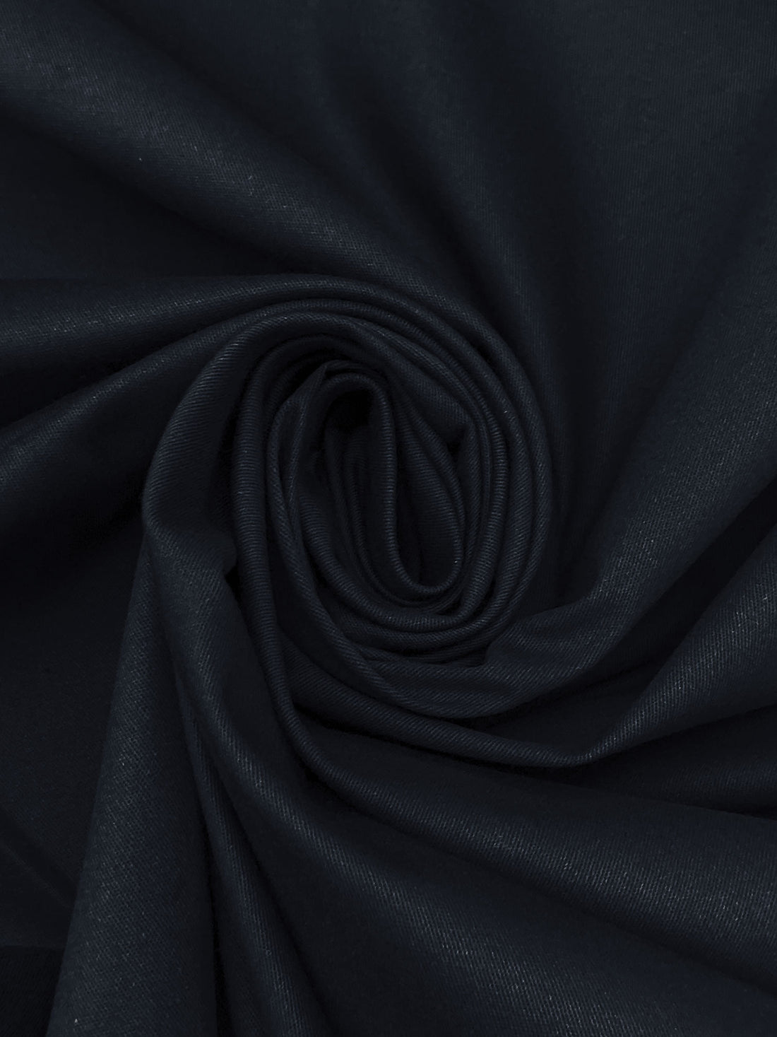 Muted Midnight Navy Cotton/Lycra Stretch Twill Bottom Weight Woven 54W