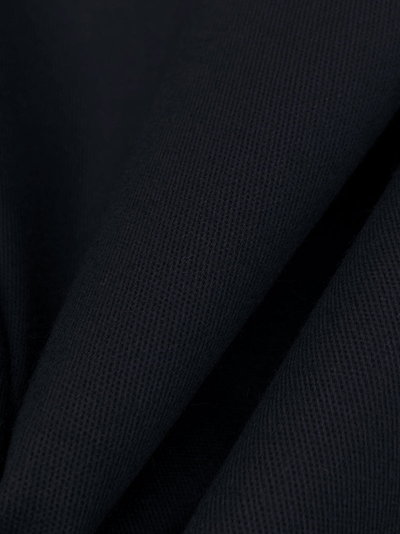 Muted Midnight Navy Cotton/Lycra Stretch Twill Bottom Weight Woven 54W