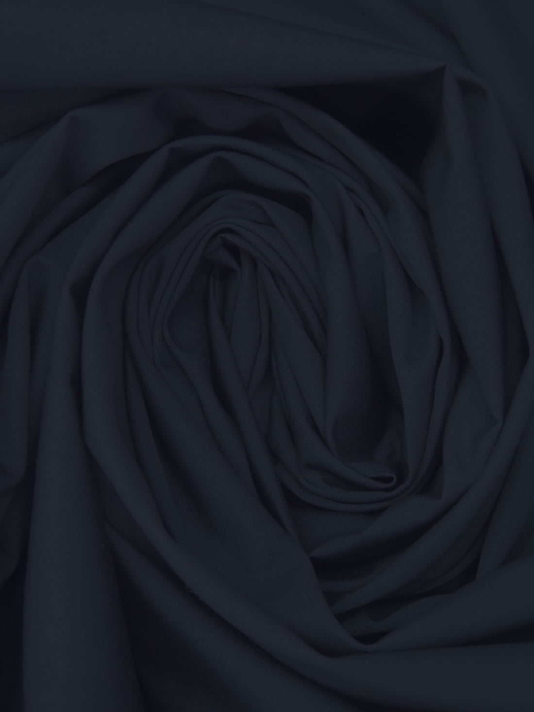 Muted Midnight Blue 100% Cotton Poplin - NY Designer - 60W