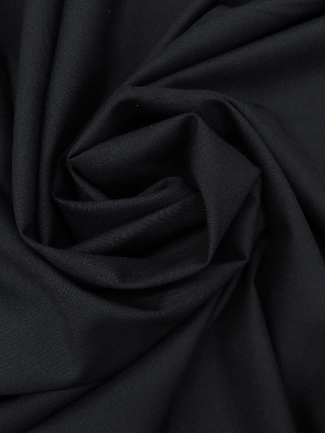 Midnight Muted Navy 100% Worsted Wool Plainweave Suiting 60W