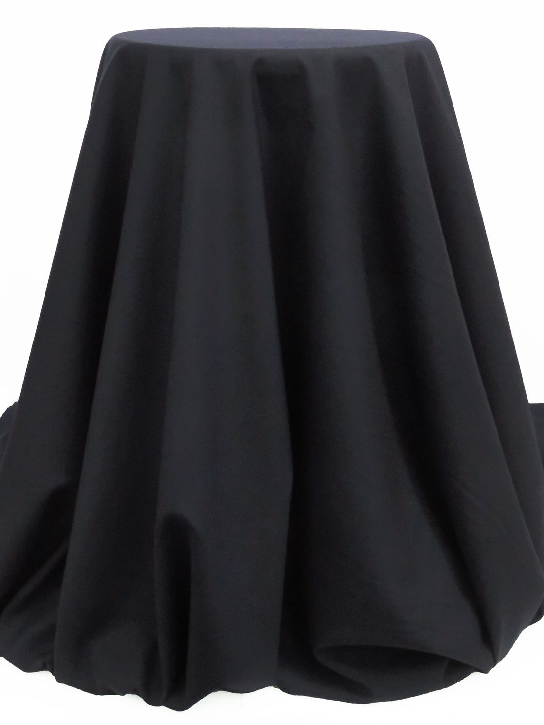 Midnight Muted Navy 100% Worsted Wool Plainweave Suiting 60W