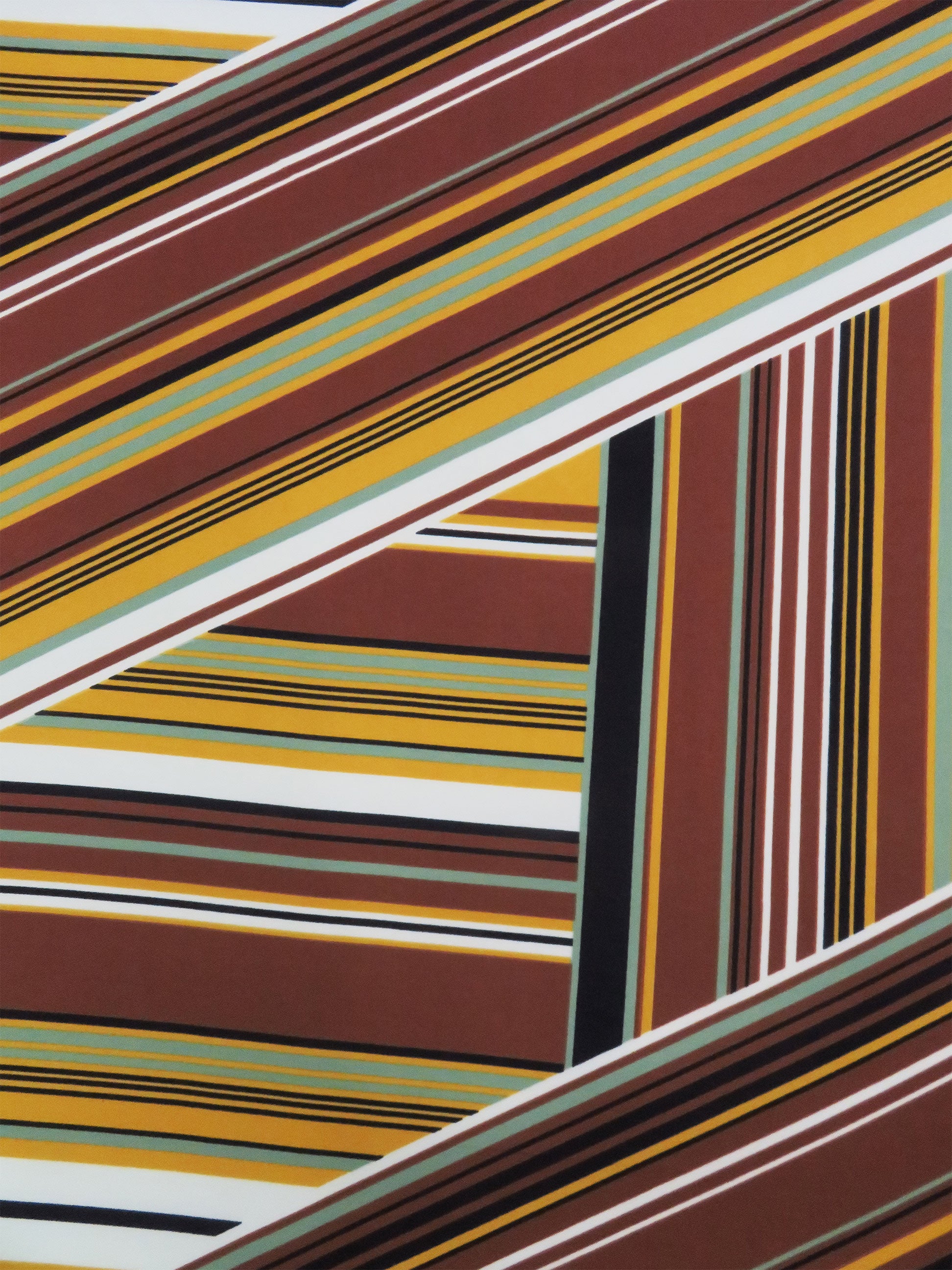 Chocolate/Dark Marigold/Sage/Multi Polyester/Lycra Large