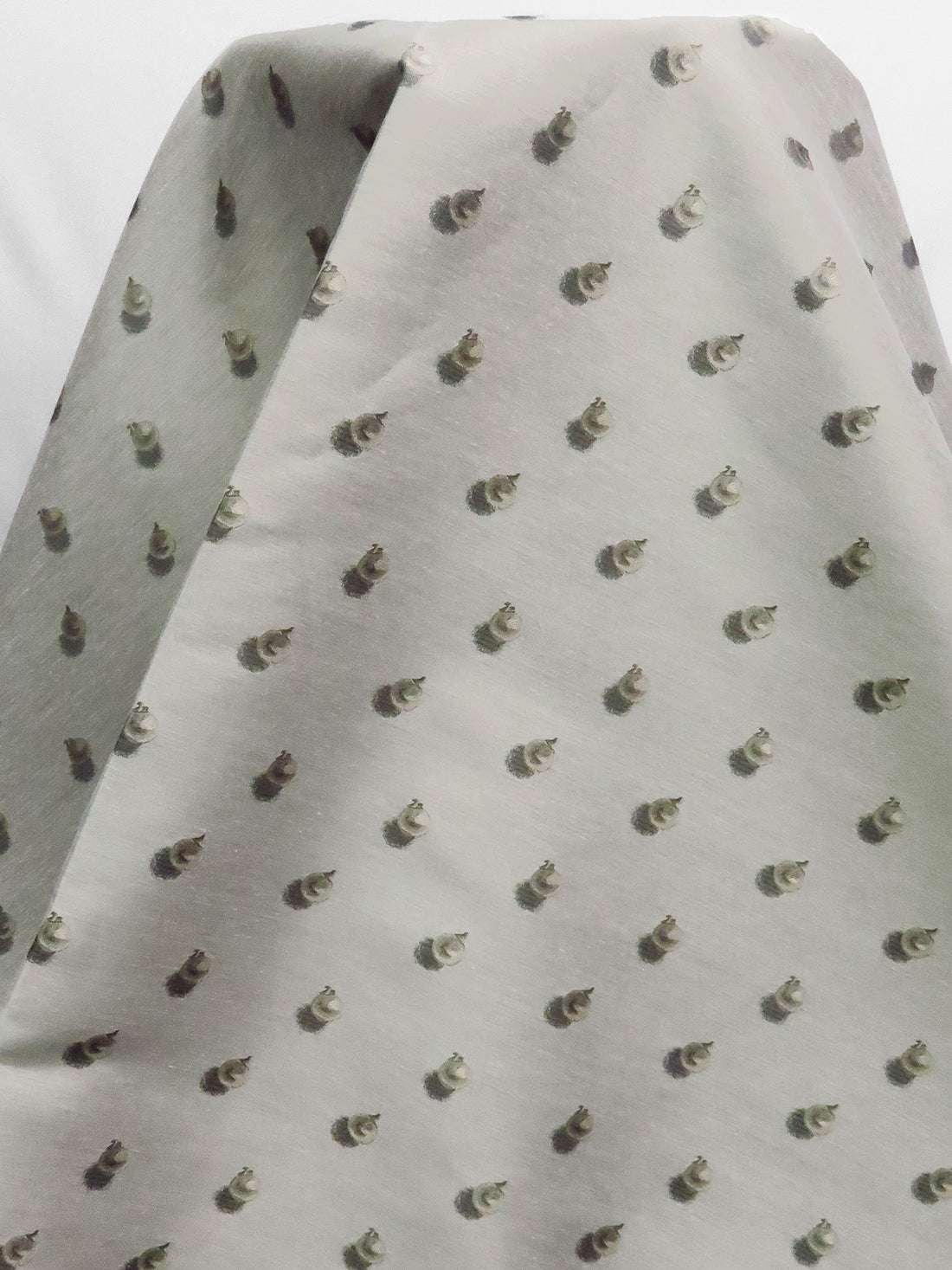 Platinum/Black/White 100% Polyester Novelty Weave Brocade - NY Designer- 58W