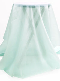 Pale Sea Glass Silk/Lycra Stretch Organza 40W