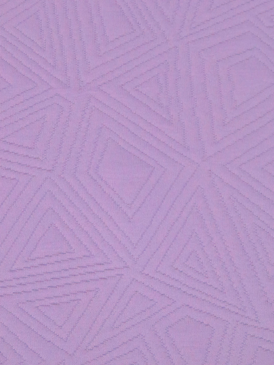 Wisteria Polyester/Lycra Geometric Quilted-Look Weave Jacquard Double Knit 58W