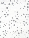 White/Sterling Gray 100% Cotton Dot Print Voile - NY Designer - 58W