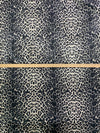Antique Off-White/Black Polyester/Lycra Animal Print Stretch Velvet Knit 56W
