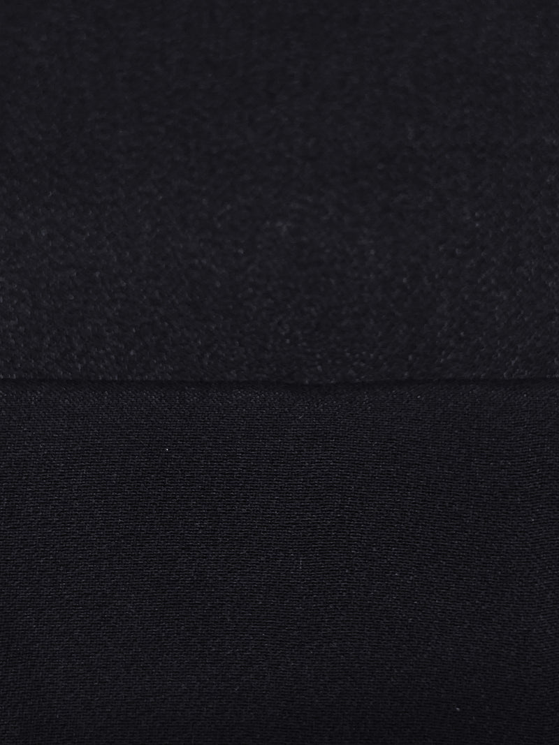 Midnight Navy Rayon/Polyester Crepe-Back Satin 54W