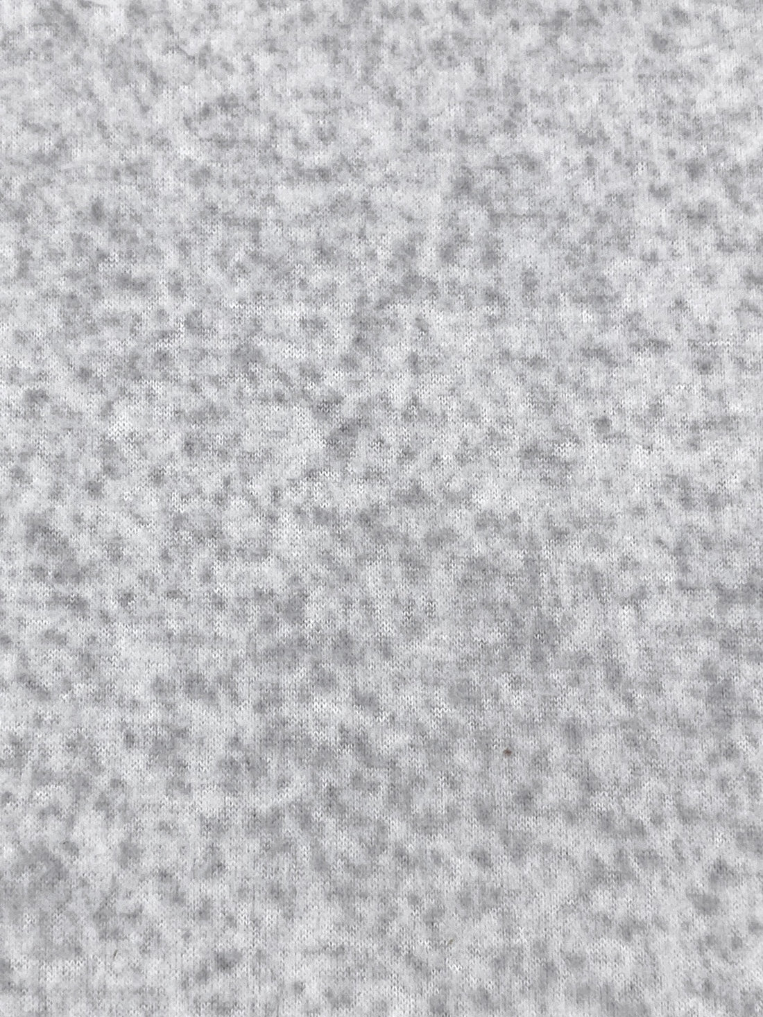 Pale Pewter Gray Polyester/Lycra Heathered-Look Print Brushed Sweater Knit 60W