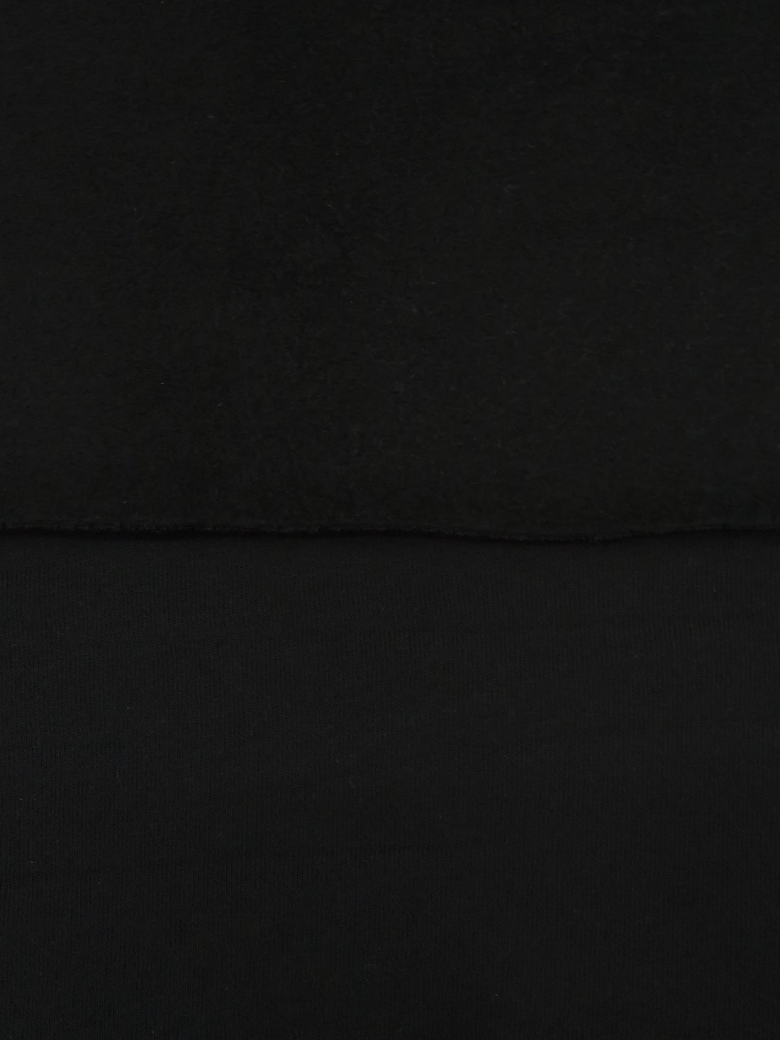 True Black Cotton/Polyester Sweatshirt Fleece 62W