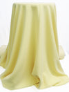 Pale Goldenrod Polyester/Lycra Crepe Stretch Suiting - NY Designer - 54W