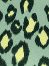 Spearmint Haze/Pale Goldenrod/Midnight Jungle Rayon/Polyester/Lycra Animal Print Brushed Sweater Knit 54W