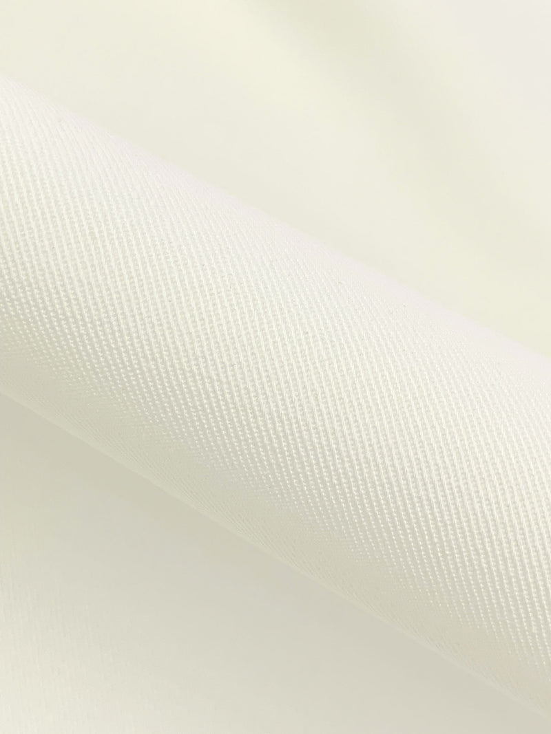 Alabaster Cotton/Lycra Stretch Twill Bottom Weight Woven - NY Designer - 52W
