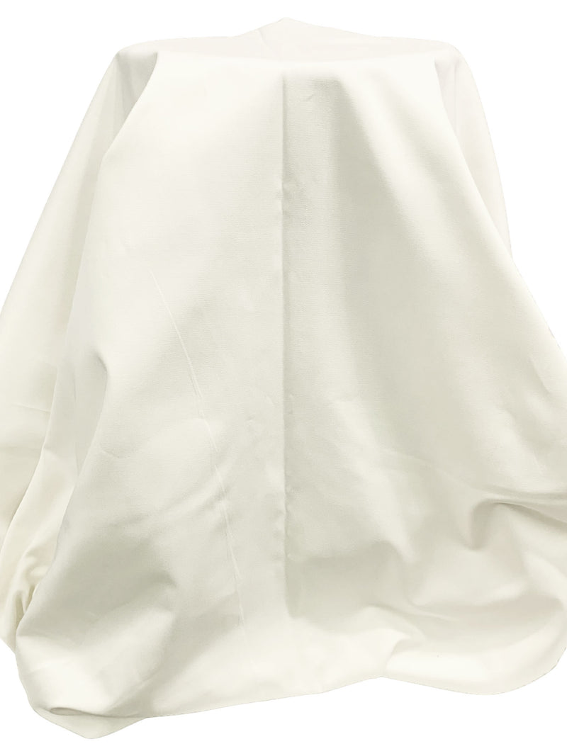 Alabaster Cotton/Lycra Stretch Twill Bottom Weight Woven - NY Designer - 52W