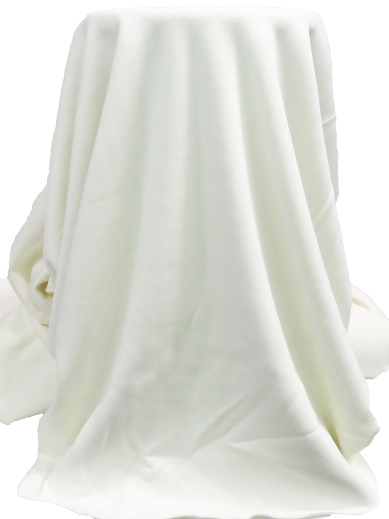 Snow White 100% Cotton Tubular Sweatshirt Fleece 30W