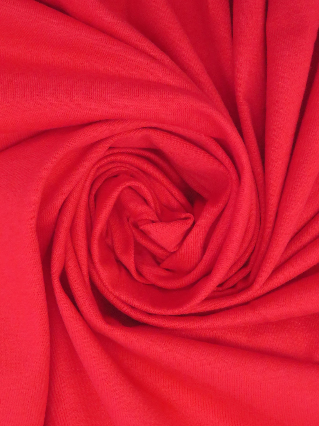 Spanish Red Cotton/Lycra Jersey Knit 56W