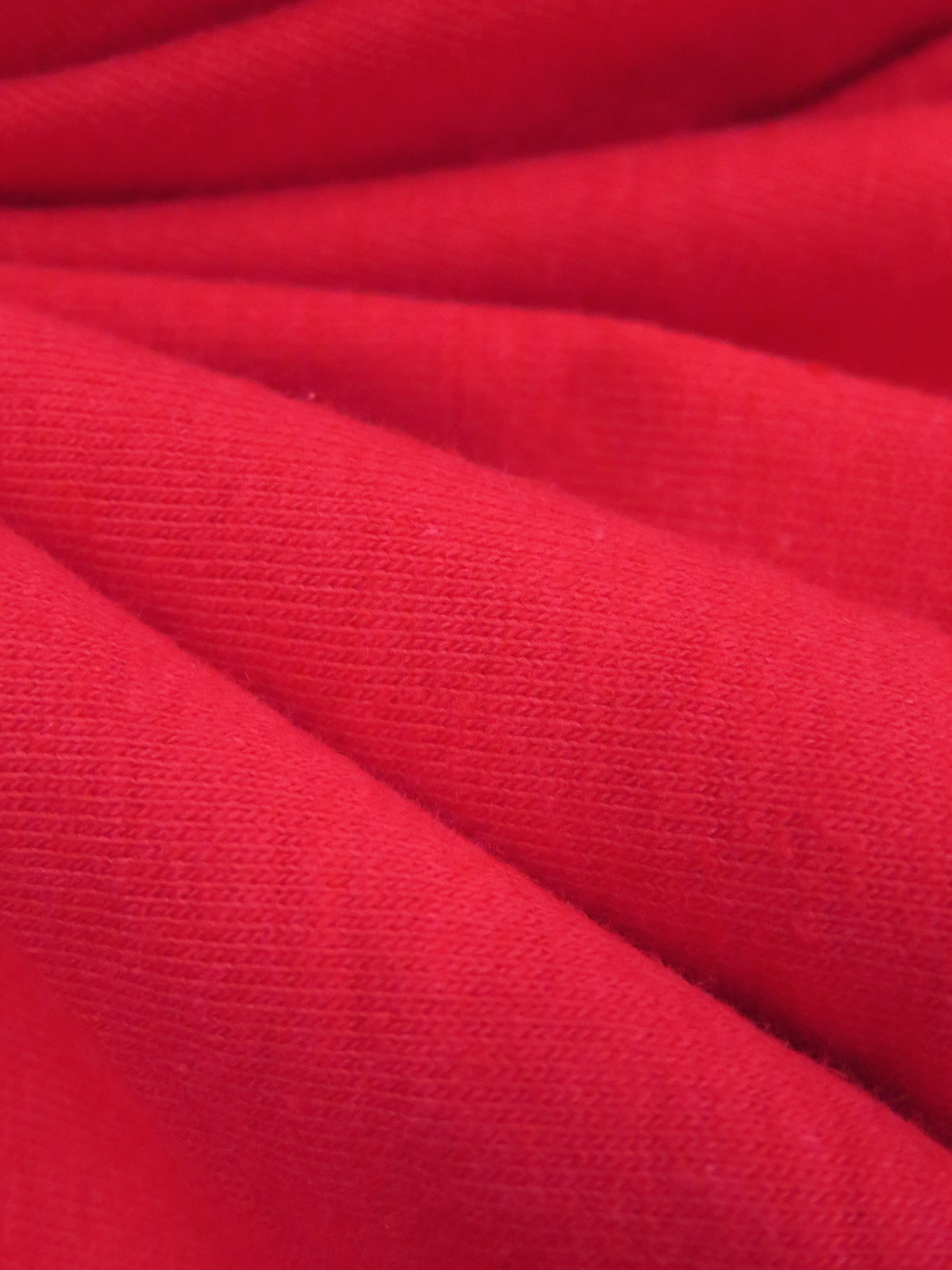 Spanish Red Cotton/Lycra Jersey Knit 56W