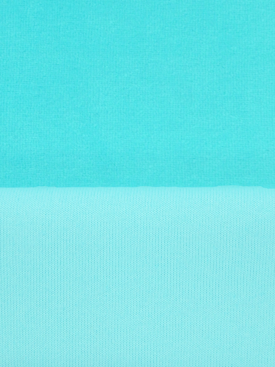 Aqua Cotton/Polyester/Lycra Velour Knit 60W