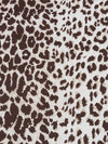 Chocolate Brown/Vanilla/Cinnamon Polyester/Lycra Animal Print DTY Knit 58W