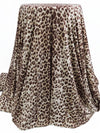 Chocolate Brown/Vanilla/Cinnamon Polyester/Lycra Animal Print DTY Knit 58W