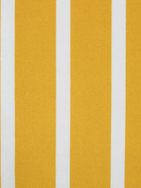 Marigold/White Polyester/Lycra Vertical Stripe Print DTY Knit 58W