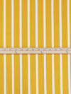 Marigold/White Polyester/Lycra Vertical Stripe Print DTY Knit 58W