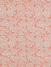 Salmon/White 100% Polyester Stylized Floral Print Crepe Blouse Weight Woven 56W