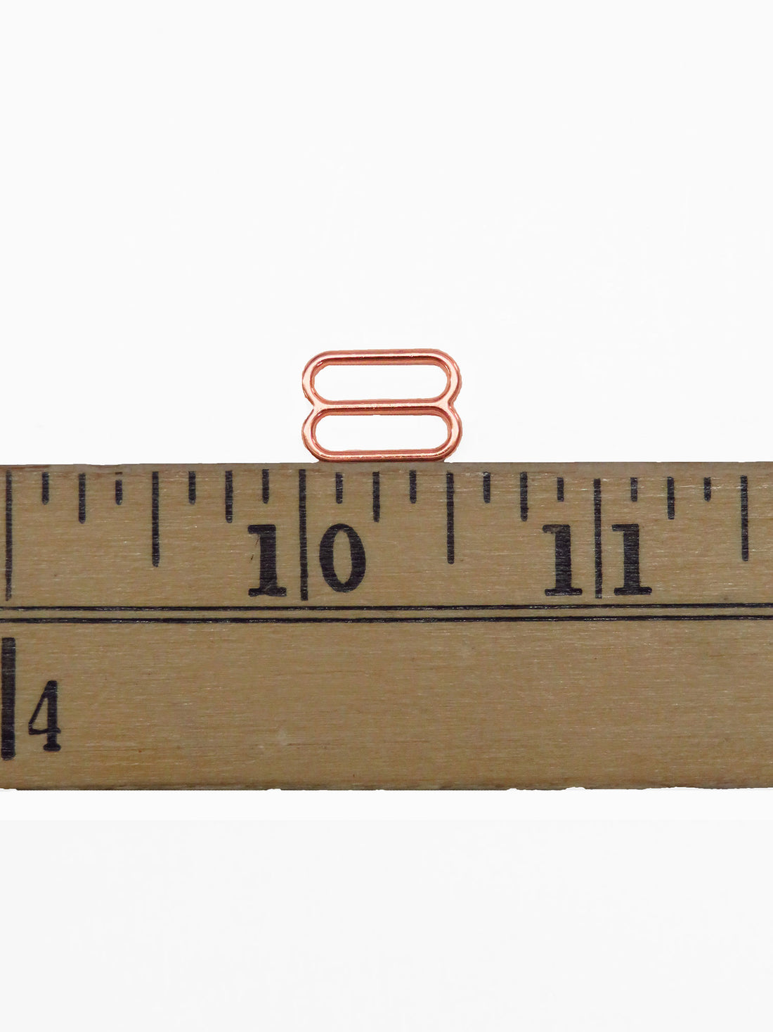 1/2" Rose Gold Bra Strap Slider - 10 Per Bag