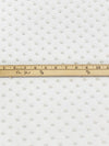SOLD AS IS ONLY - Off-White 100% Nylon Pearl Netting - Norma Kamali - 67W
