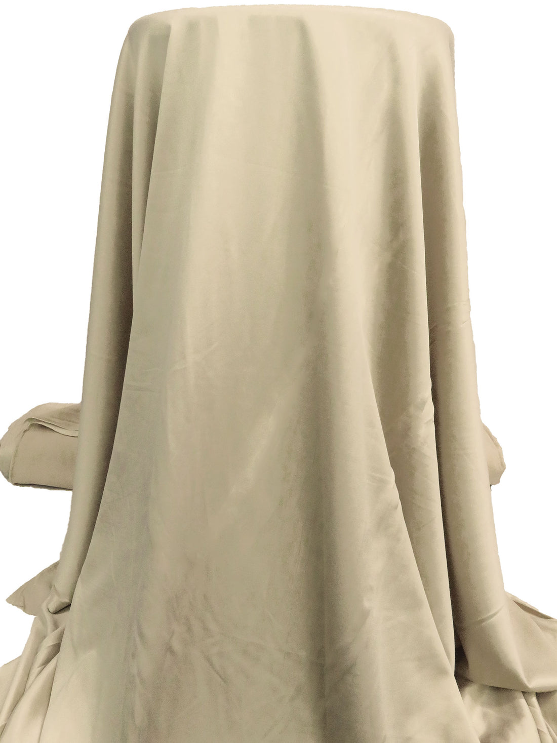 Wheat Polyester/Lycra Stretch Charmeuse 57W