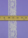 1.75" Alabaster 100% Polyester Scalloped Lace Netting Edging Trim