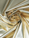 Gold 100% Polyurethane Metallic Pleather - NY Designer - 55W