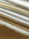 Gold 100% Polyurethane Metallic Pleather - NY Designer - 55W