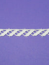 1/2" Pearl White 100% Rayon Diagonal Crosshatch Venise Lace Trim