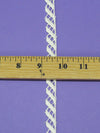 1/2" Pearl White 100% Rayon Diagonal Crosshatch Venise Lace Trim