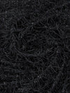 Black Polyester/Lycra Fringe Eyelash Knit - NY Designer - 62W