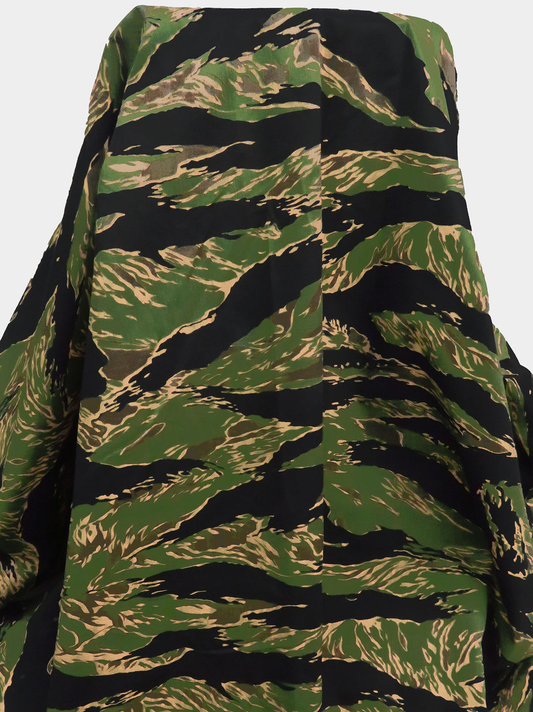 Tan/Black/Dark Army Green/Multi 100% Cotton Large Abstract Animal Print Slubbed Bottom Weight Woven - NY Designer - 59W