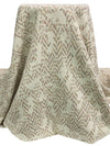 Bone/Taupe/Multi Wool/Nylon Textured Novelty Jacquard Coating - NY Designer - 57W