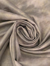 Mauve Taupe/Dusty Pink/Gold 100% Polyurethane Tie-Dye Look Faux Leather - NY Designer - 55W