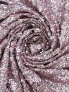Dusty Rose/Taupe Gray Rayon/Lycra Sequins On Jersey Knit - Norma Kamali - 52W